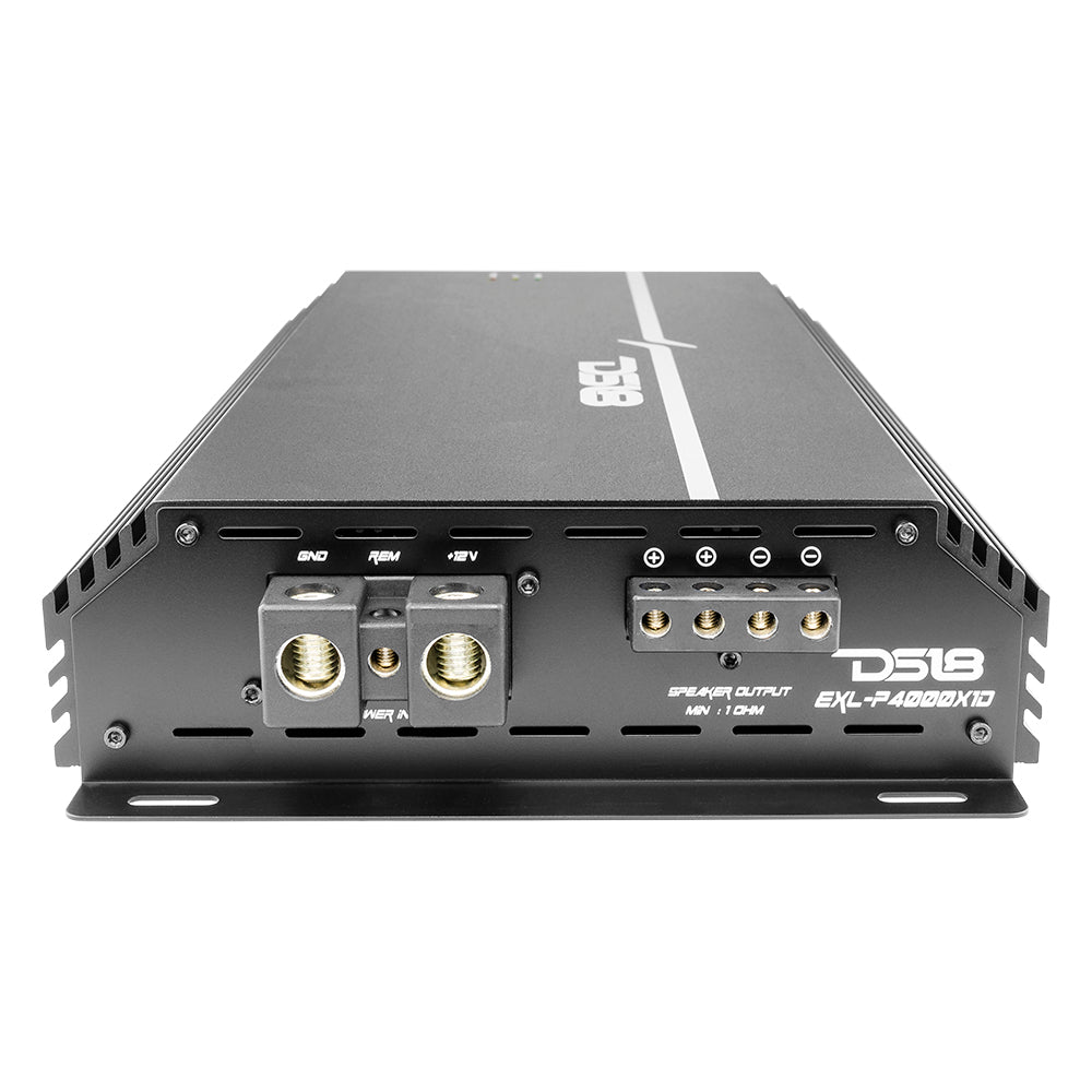 EXL 1-Channel Class D Amplifier 4000 Watts Rms @ 1-Ohm Made In Korea