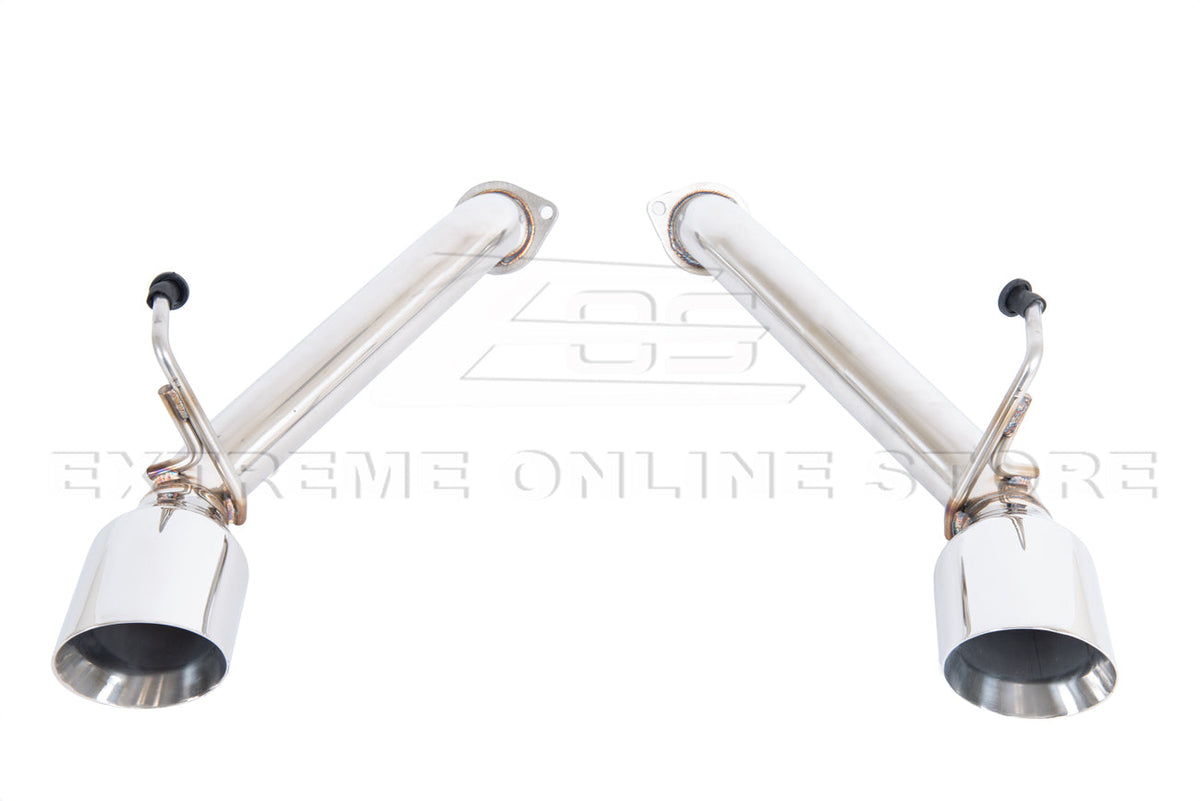 2014-2016 Infiniti Q60 Muffler Delete Axle Back Dual Tips Exhaust