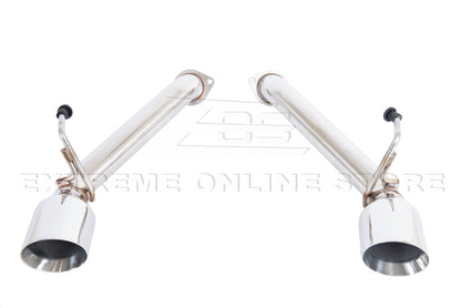 2014-2016 Infiniti Q60 Muffler Delete Axle Back Dual Tips Exhaust