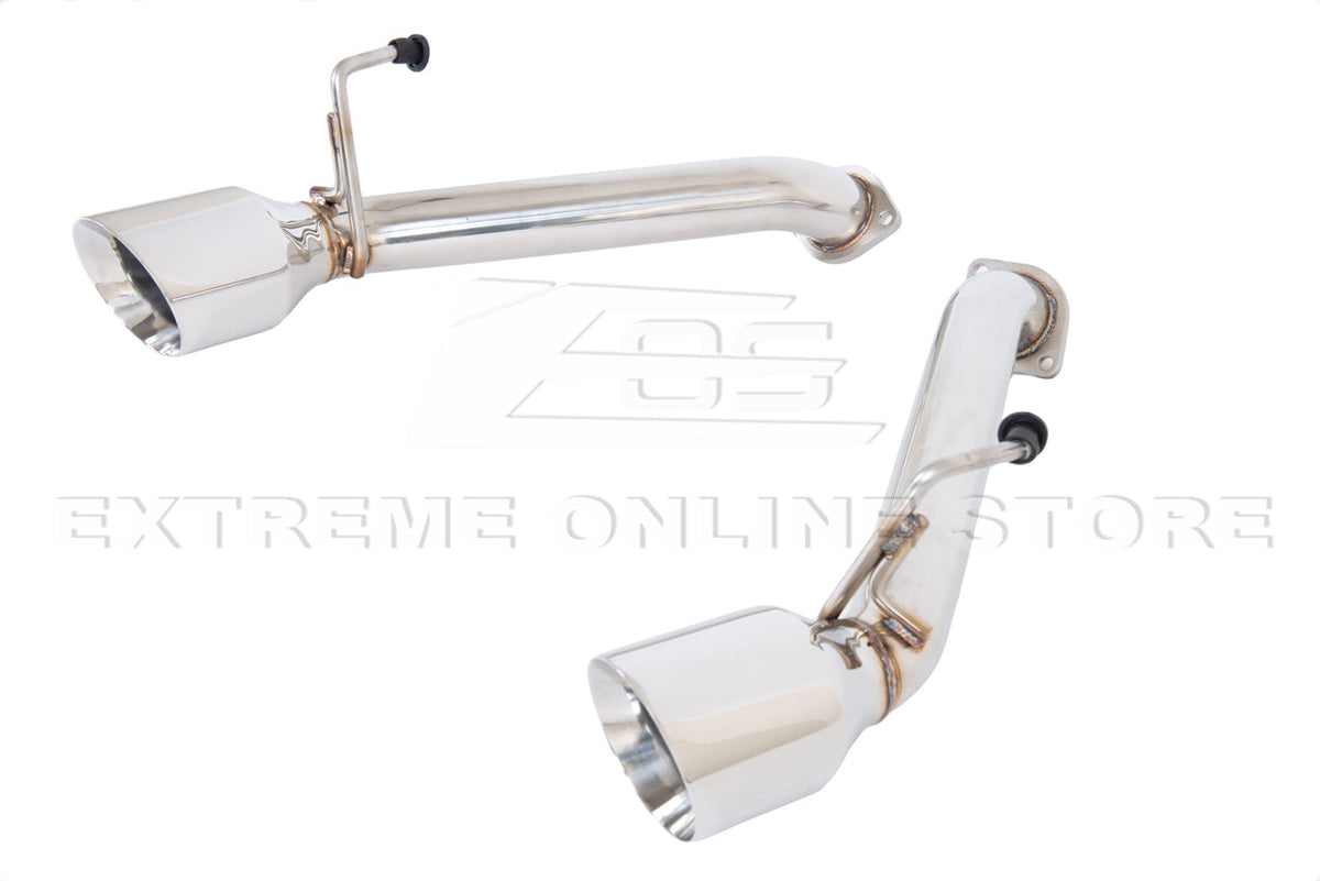 2014-2016 Infiniti Q60 Muffler Delete Axle Back Dual Tips Exhaust