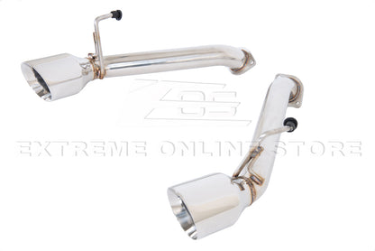 2014-2016 Infiniti Q60 Muffler Delete Axle Back Dual Tips Exhaust