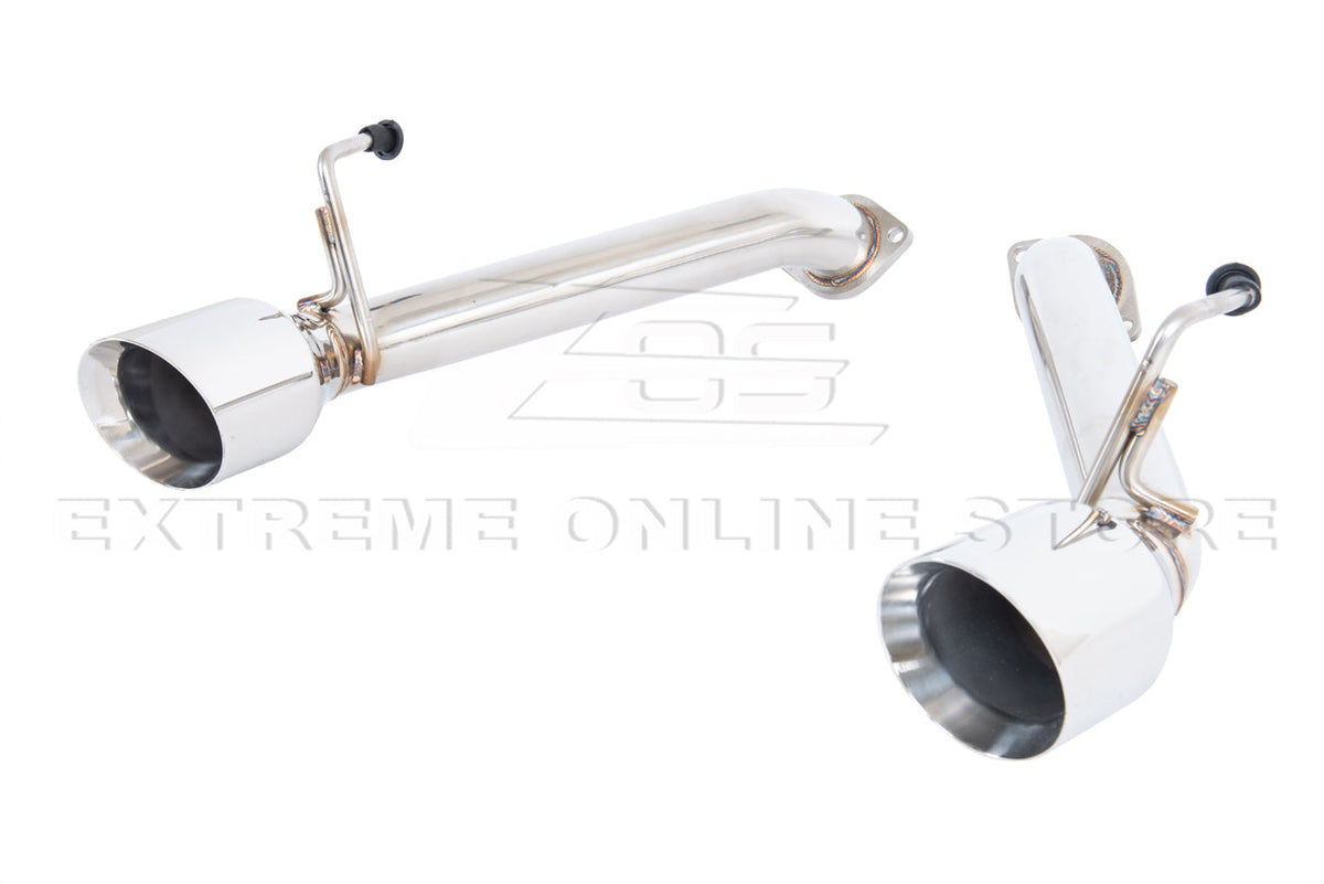2014-2016 Infiniti Q60 Muffler Delete Axle Back Dual Tips Exhaust