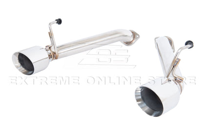 2014-2016 Infiniti Q60 Muffler Delete Axle Back Dual Tips Exhaust