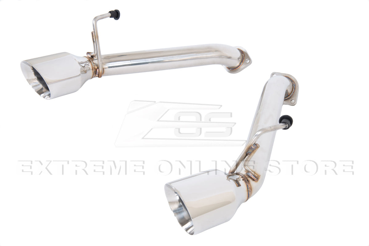 2009-2021 Nissan 370Z Z34 Muffler Delete Axle Back 4.5" Dual Tips Exhaust