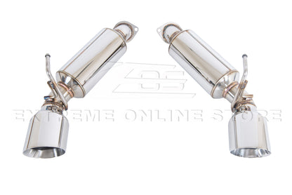 2014-2016 Infiniti Q60 Muffler Axle Back Dual Tips Exhaust