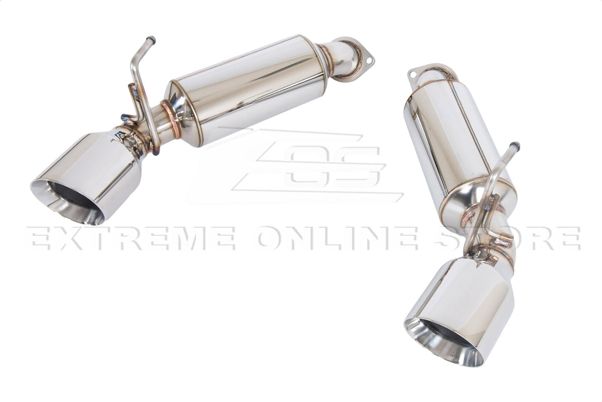 2014-2016 Infiniti Q60 Muffler Axle Back Dual Tips Exhaust