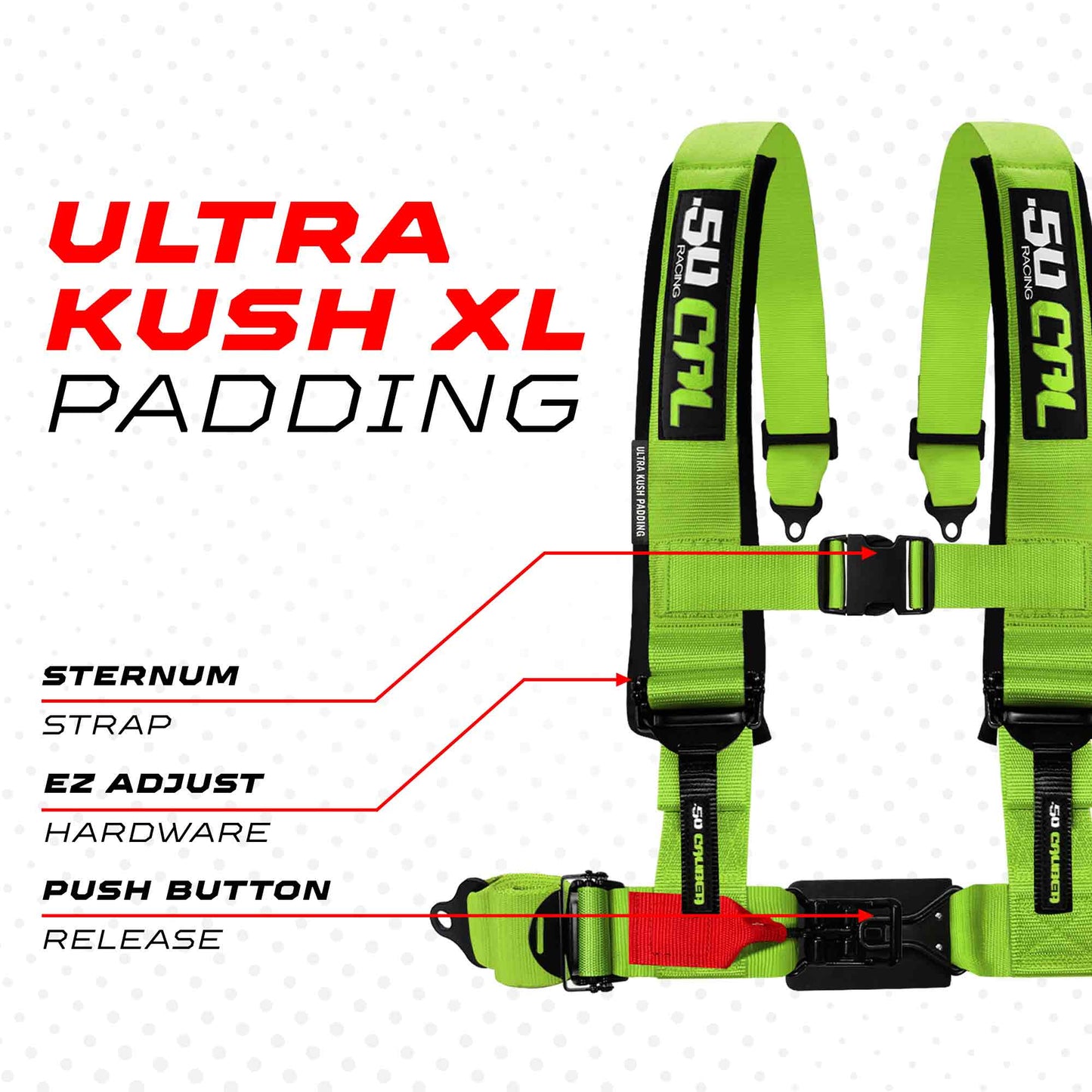 2" & 3" 4 point Harness - Elite Series Race Latch "EZ" Adjust Racing Harness