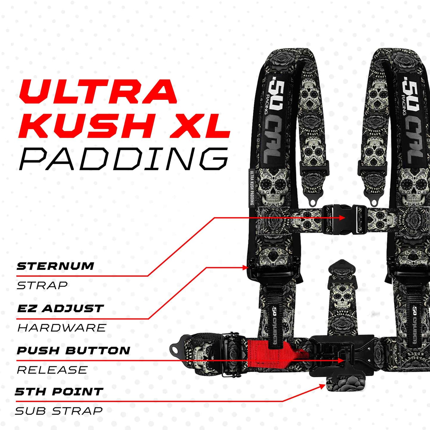 2" & 3" 4 point Harness - Elite Series Race Latch "EZ" Adjust Racing Harness