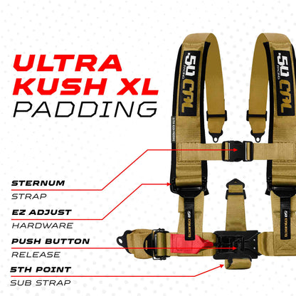 2" & 3" 4 point Harness - Elite Series Race Latch "EZ" Adjust Racing Harness