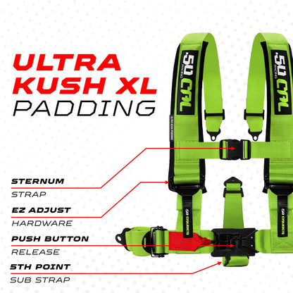 2" & 3" 4 point Harness - Elite Series Race Latch "EZ" Adjust Racing Harness