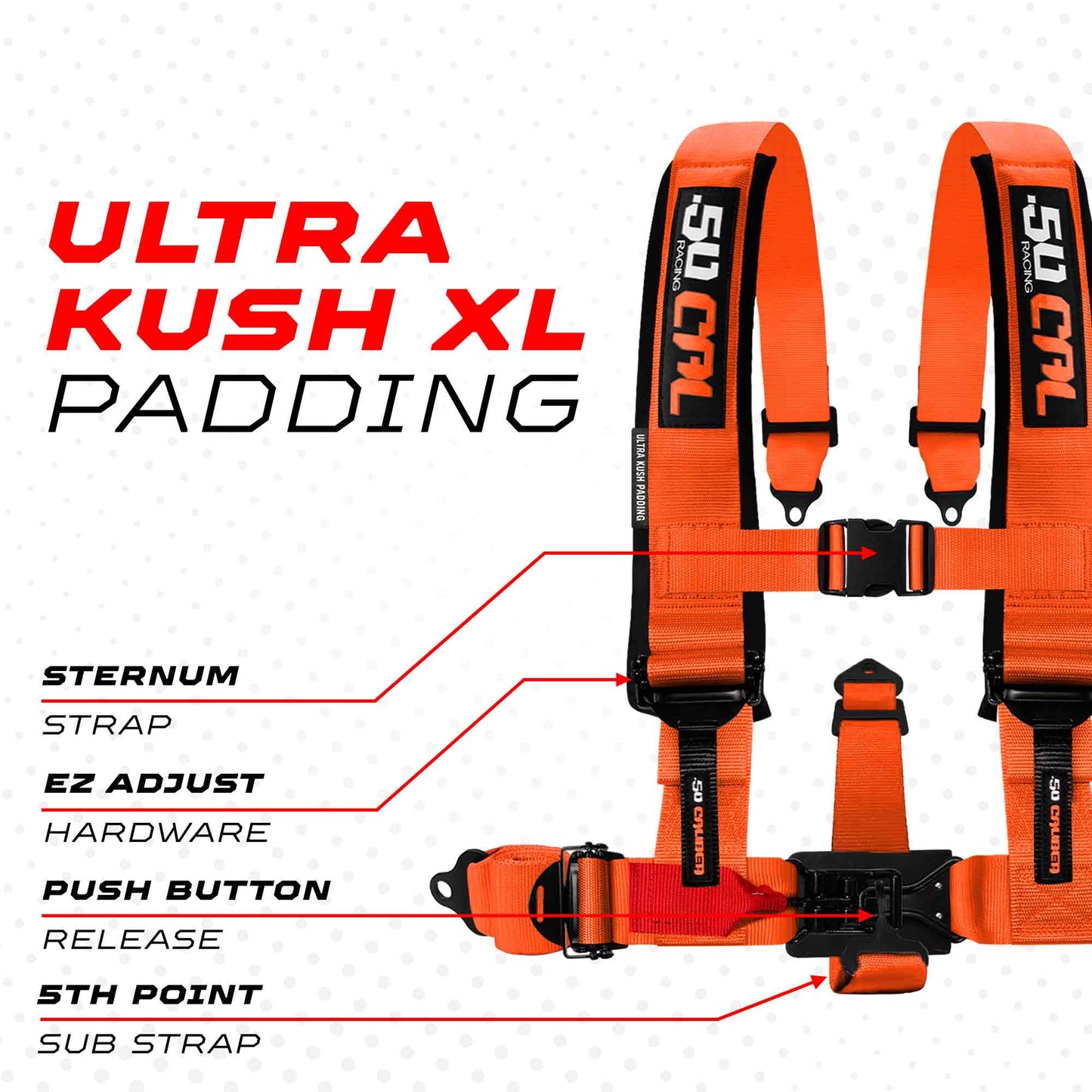 2" & 3" 4 point Harness - Elite Series Race Latch "EZ" Adjust Racing Harness