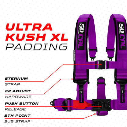 2" & 3" 4 point Harness - Elite Series Race Latch "EZ" Adjust Racing Harness
