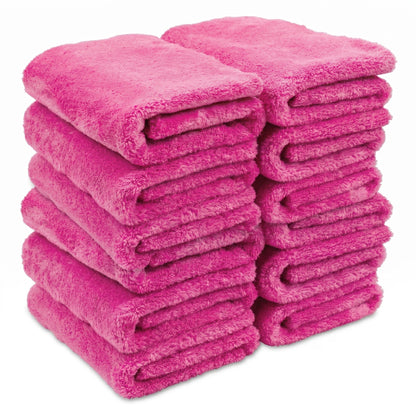 WASH&WHIPS Edgeless Microfiber Coral Fleece with Ultrasonic Edge