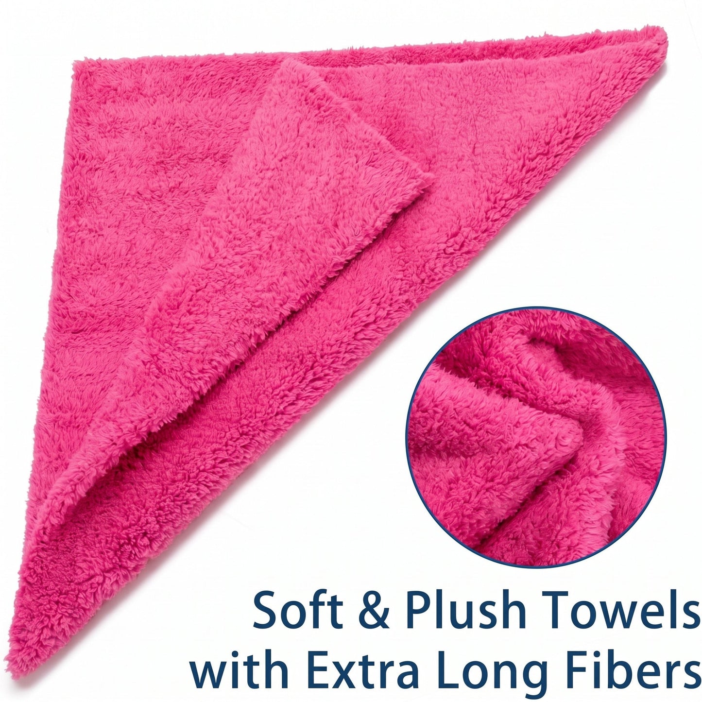 WASH&WHIPS Edgeless Microfiber Coral Fleece with Ultrasonic Edge