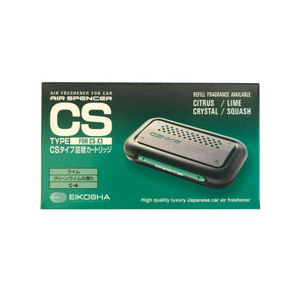 10 Count - Eikosha Air Spencer CS-X3 C-6 CSX3 Air Freshener - Lime Refill