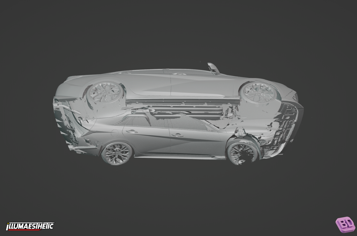 Hyundai Elantra (CN7) N 3D Scan (2020+)