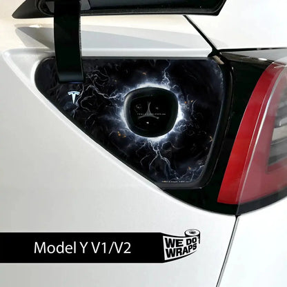 Electric Wormhole Tesla Charge Port Wrap | Model Y