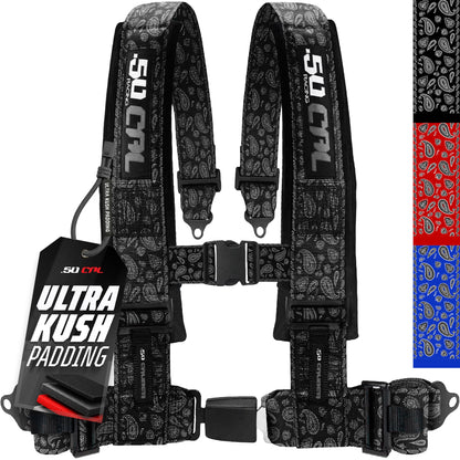 Elite Series 2" & 3" 4 point Harness with push button release