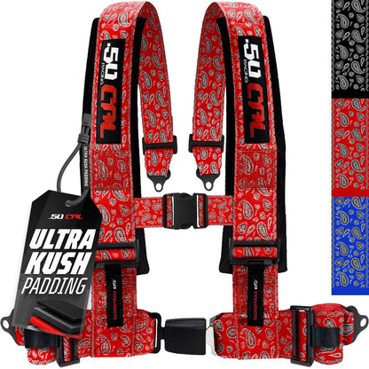 Elite Series 2" & 3" 4 point Harness with push button release