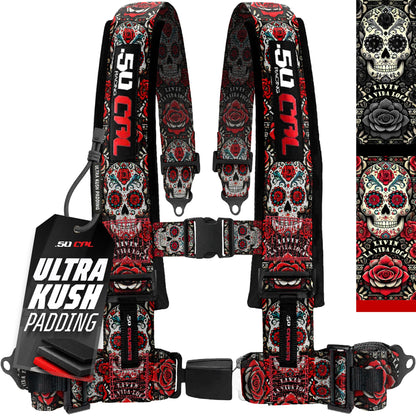 Elite Series 2" & 3" 4 point Harness with push button release