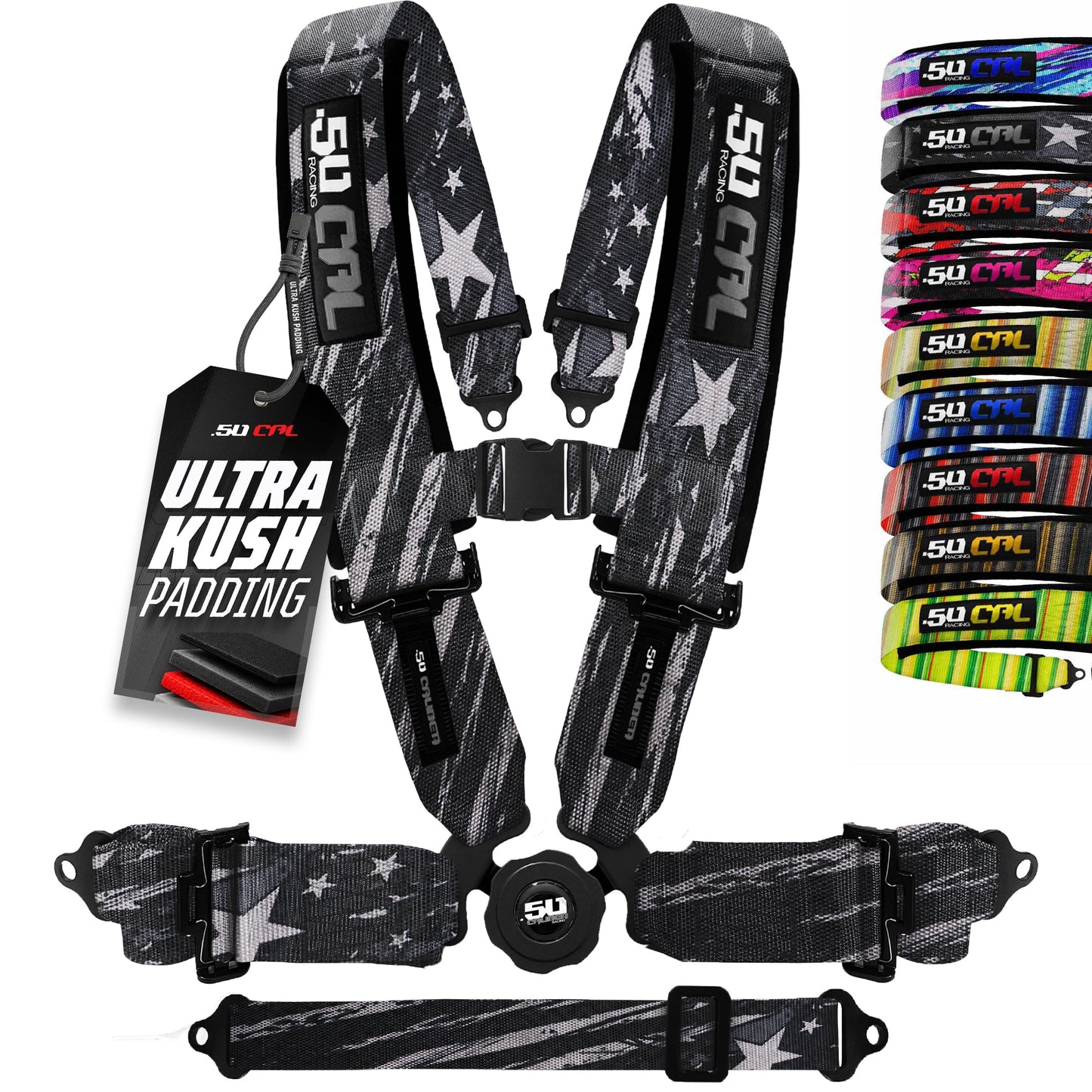 2" & 3" 4 point & 5 point Harness Camlock Racing Harness