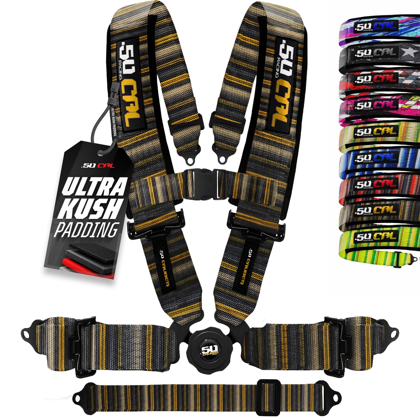 2" & 3" 4 point & 5 point Harness Camlock Racing Harness