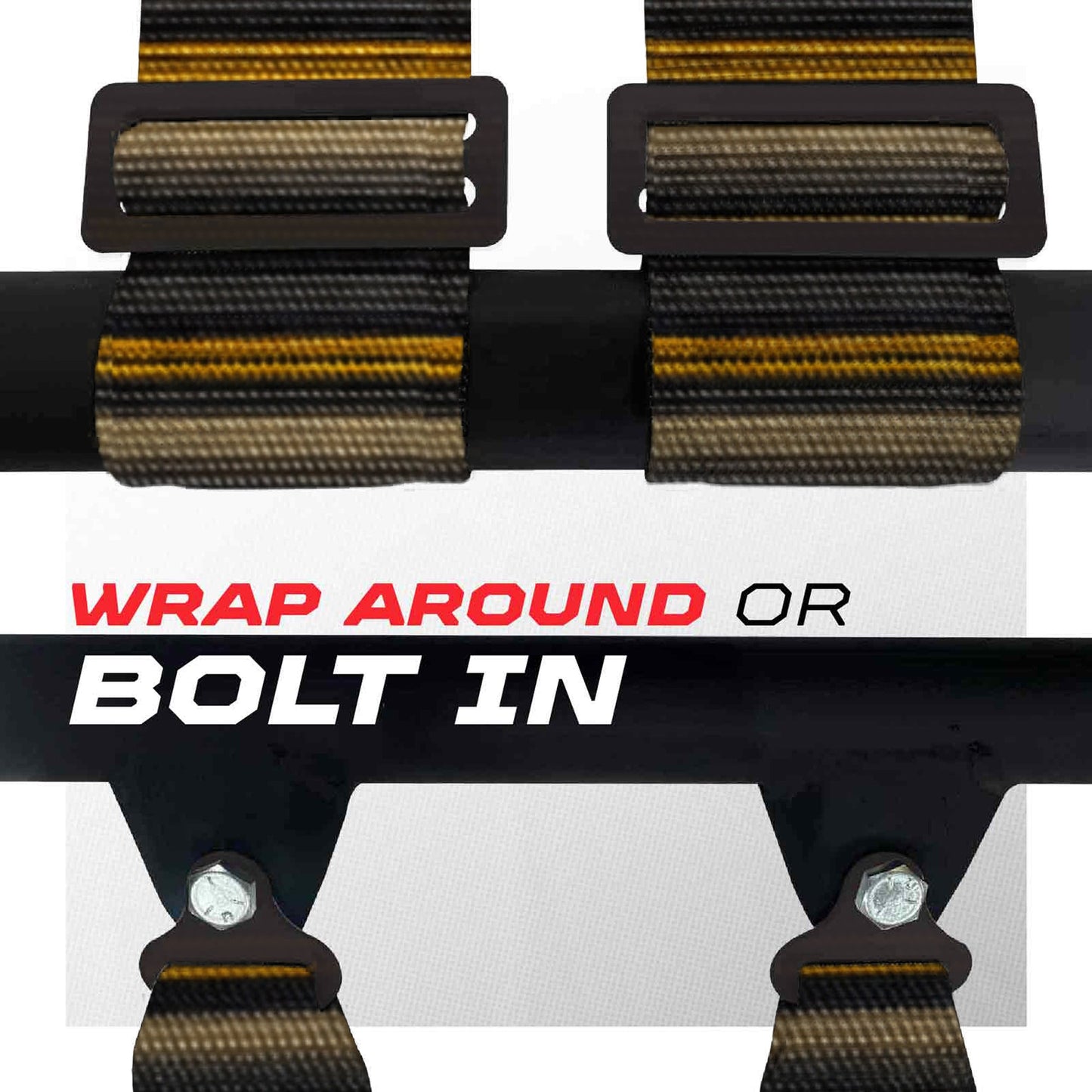 2" & 3" 4 point & 5 point Harness Camlock Racing Harness
