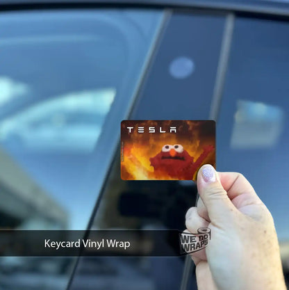 On Fire Meme | NFC Key Card Wrap
