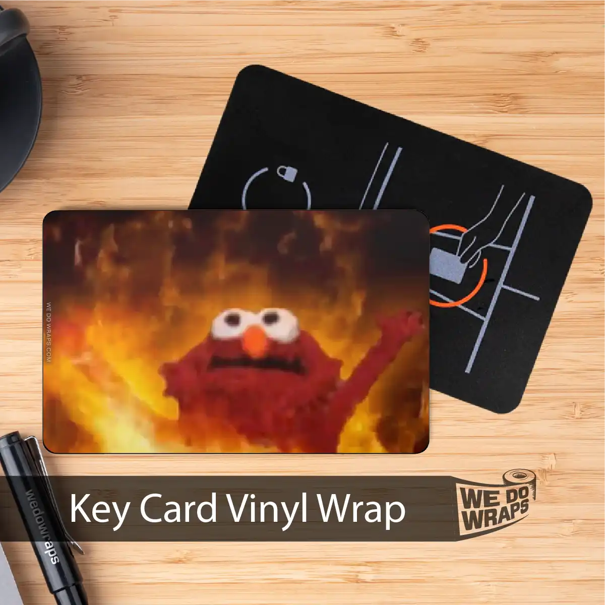 On Fire Meme | NFC Key Card Wrap