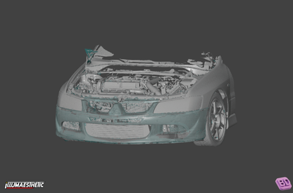 Mitsubishi Lancer Evolution 8 (CT9A) 3D Scan (2003-2005)