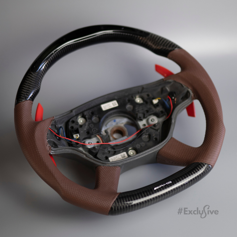 2008-2012 Mercedes Benz S Class W221 / CL Class W216  Custom Steering Wheel by Exclusive Steering for