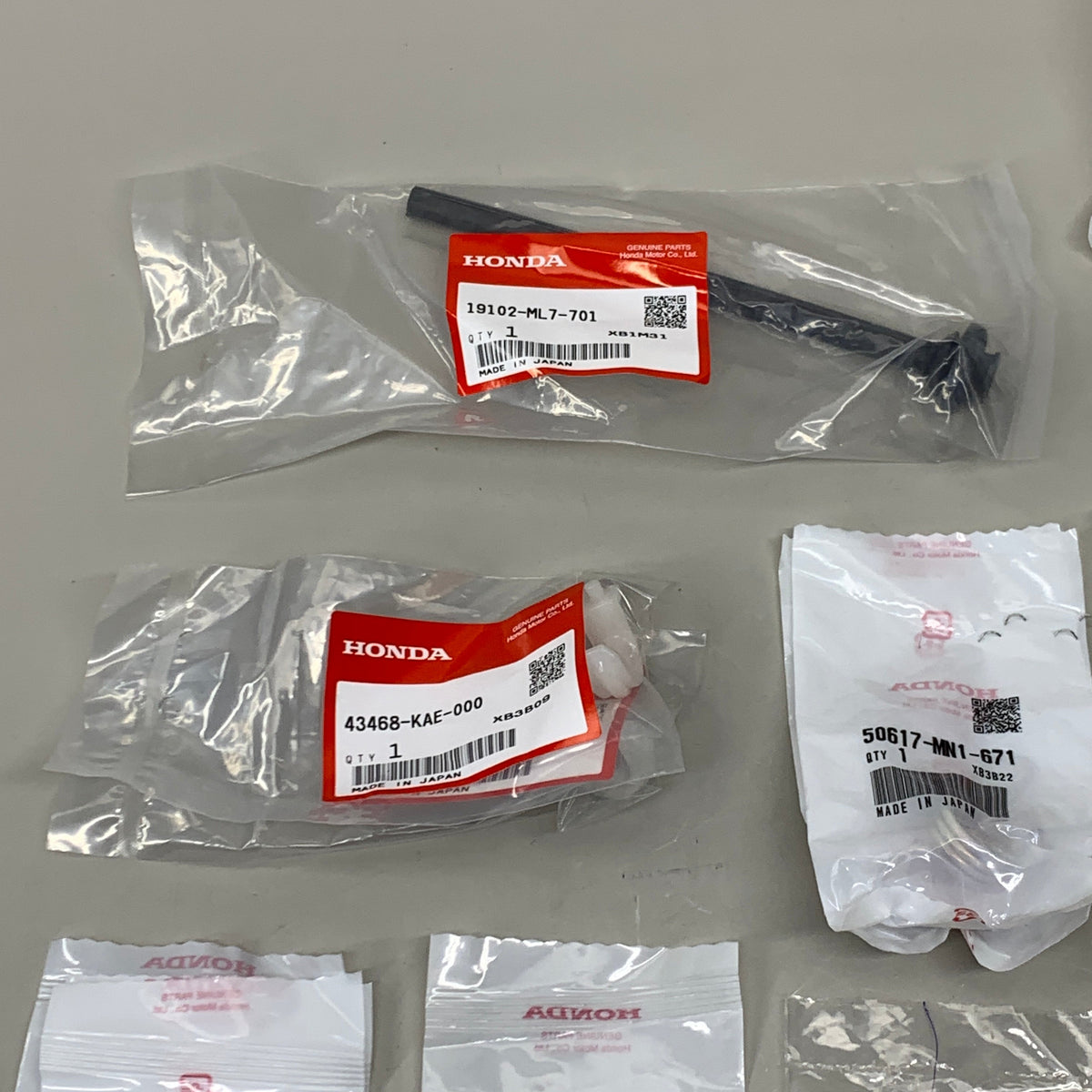 HONDA OEM 40 PACK! Miscellaneous Bulk Parts Lot for ATV or SIde-by-Side Dirt Bike