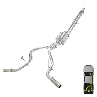 Ford, 2009-2020, 5.0L, Clamp/On - MPI Exhaust Cat-Back Dual Exhaust Kits