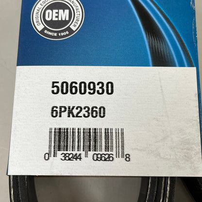DAYCO Standard Depth Straight Poly Rib Belt .82"Top Width EPDM Material 5060930