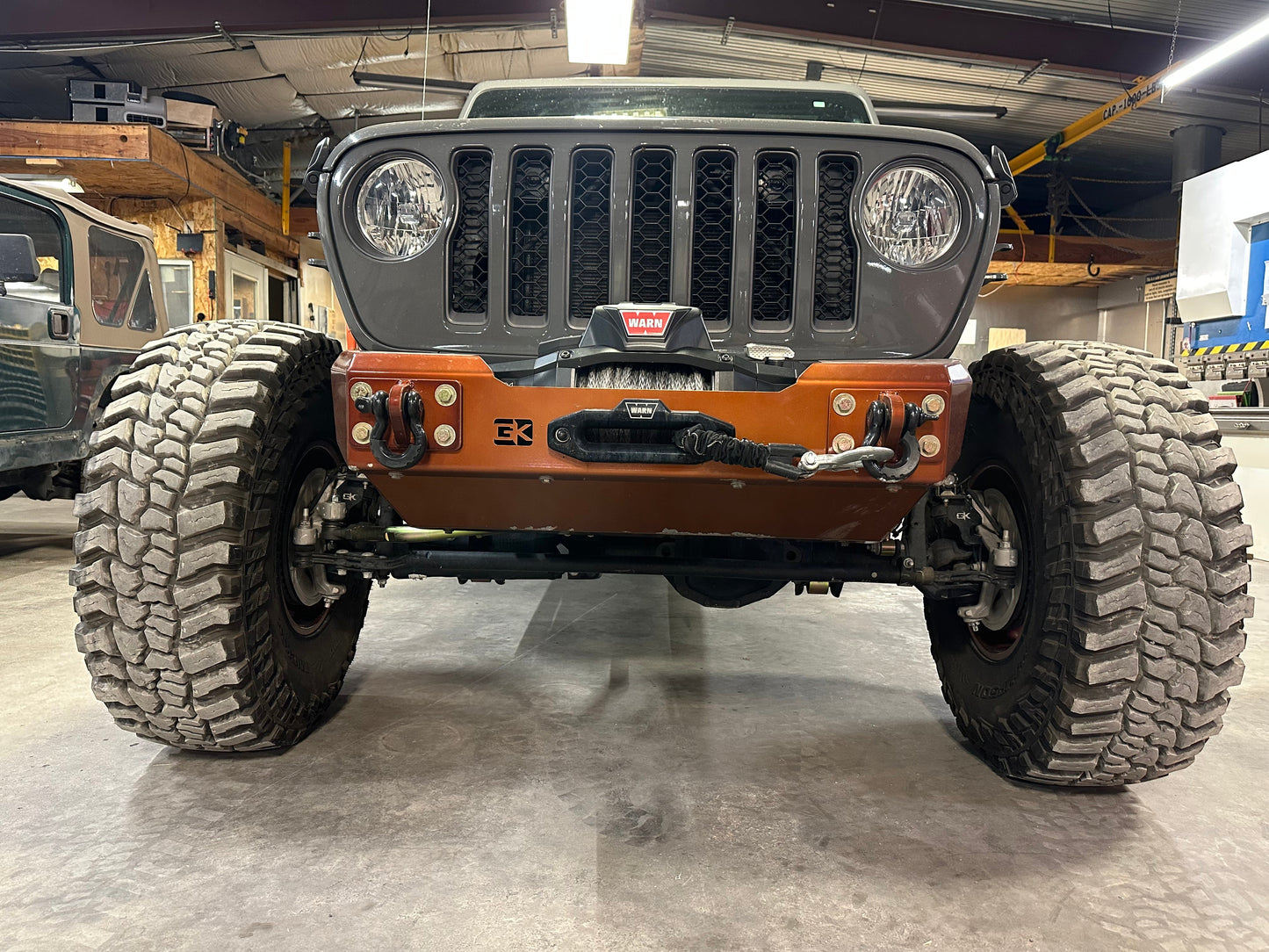 Gauntlet Front Bumper w/Winch Plate for Jeep JL/JT  (2018+)