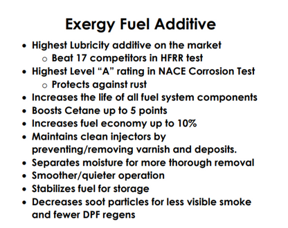 Exergy Diesel Additive - Winter Blend - 4oz - Case of 12