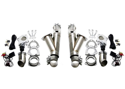 Granatelli Electronic Exhaust Cutout Kit 302535D - SS Slip-Fit