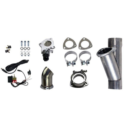 Granatelli Motor Sports Electronic Exhaust Cutout Kit – Mild Steel Slip-Fit