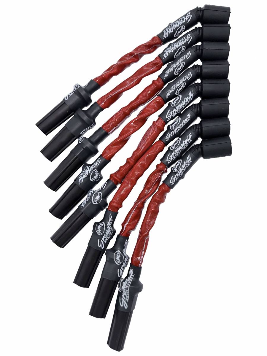 Granatelli GM LS & LT 0-Ohm 10" Red High-Temp Spark Plug Wires – 28-1545HTR