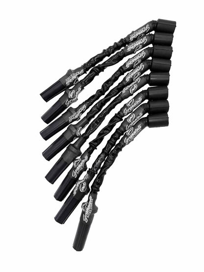 Granatelli GM LS & LT 0-Ohm 10" Black High-Temp Spark Plug Wires – 28-1545HTB