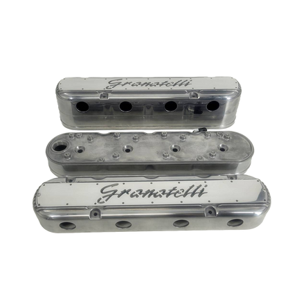 Granatelli Motor Sports LS 2 pc Tall Valve Cover Polished Finish, 4.8, 5.3, 5.7, 6.0, 6.2, 7.0L, Pair