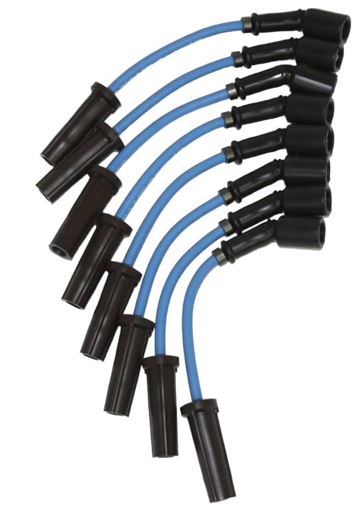 Granatelli GM LS & LT 0-Ohm 10" Performance Spark Plug Wires – 28-1545S