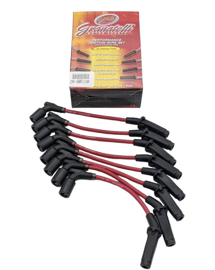 Granatelli Motor Sports C8 Corvette Ignition Wires 28-8051S-R