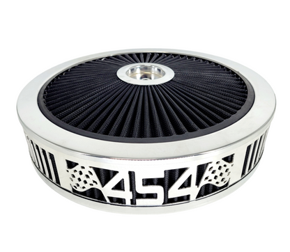 Blingz Beauty Bandz Black and Chrome Air Filter Assembly , 454
