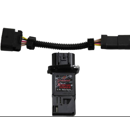 Granatelli Motor Sports GM Series "Weld-On" MAF saddle, 350300 "Slot-in" MAF & 5-PIN to Slot Style GM MAF Jumper Harness