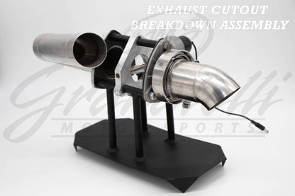 2.25" SS Slip-Fit Electronic Exhaust Cutout Kit