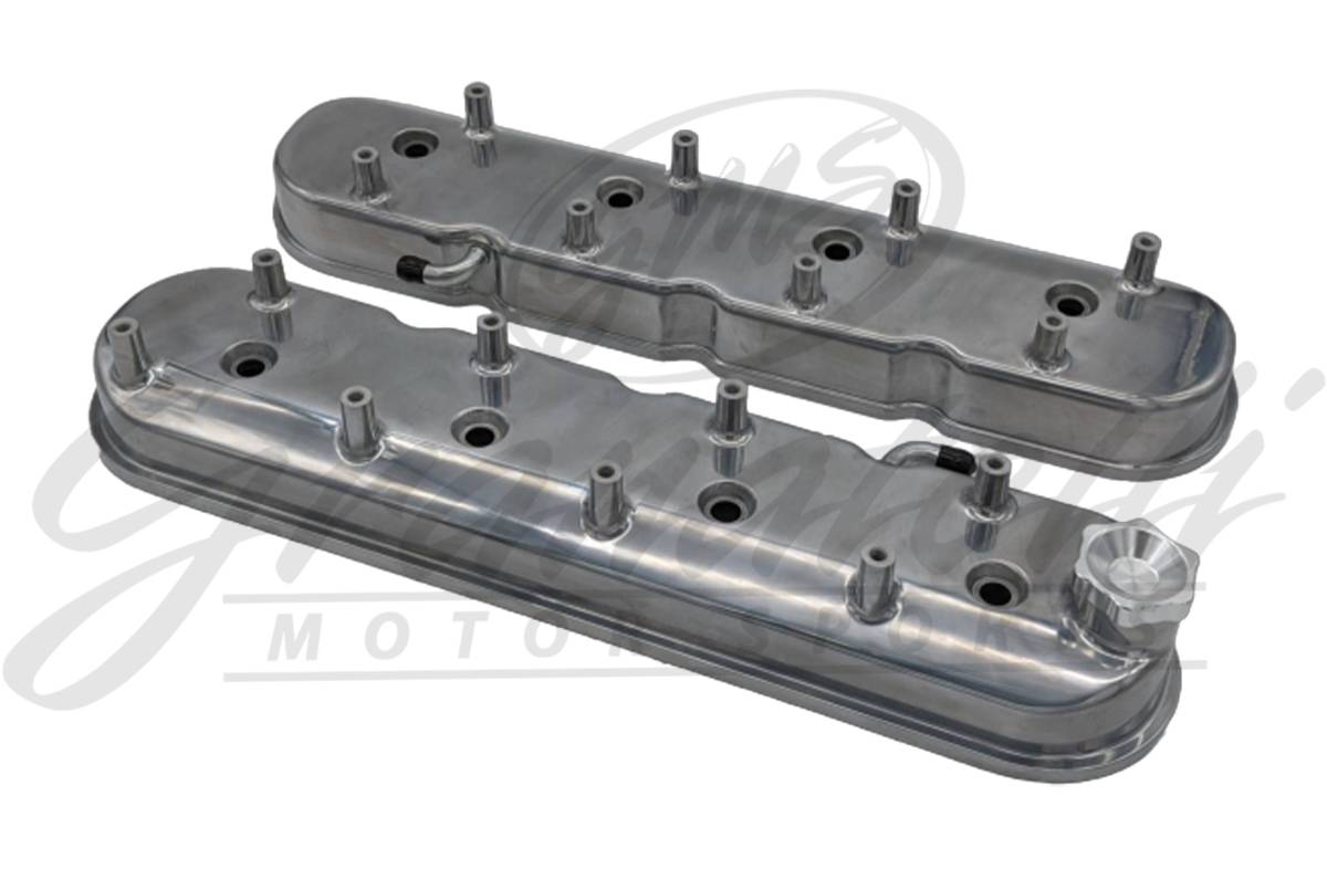 Granatelli Motor Sports LS Tall Valve Cover Polished Finish, 4.8, 5.3, 5.7, 6.0, 6.2, 7.0L, Pair