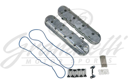 Granatelli Motor Sports LS Tall Valve Cover Polished Finish, 4.8, 5.3, 5.7, 6.0, 6.2, 7.0L, Pair