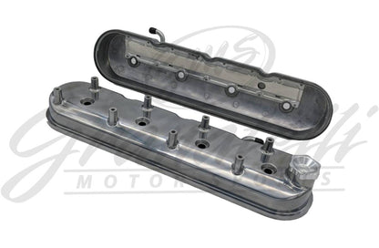 Granatelli Motor Sports LS Tall Valve Cover Polished Finish, 4.8, 5.3, 5.7, 6.0, 6.2, 7.0L, Pair