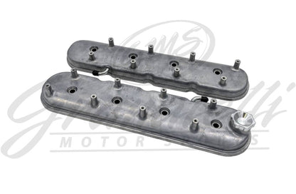 Granatelli Motor Sports LS Valve Cover Cast Finish, 4.8, 5.3, 5.7, 6.0, 6.2, 7.0L, Pair